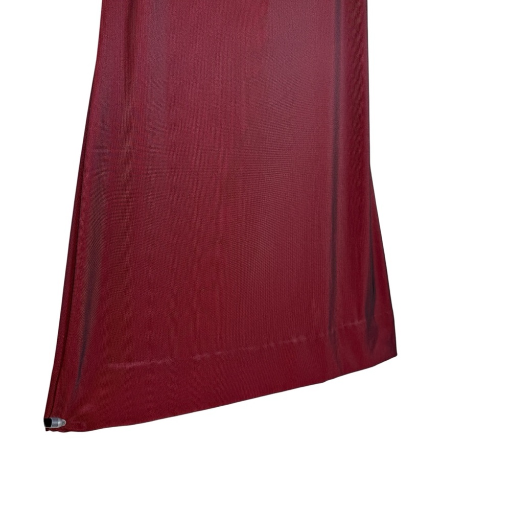 Andy Blanco Elegant Burgundy Slip Dress - Picture 2 of 10
